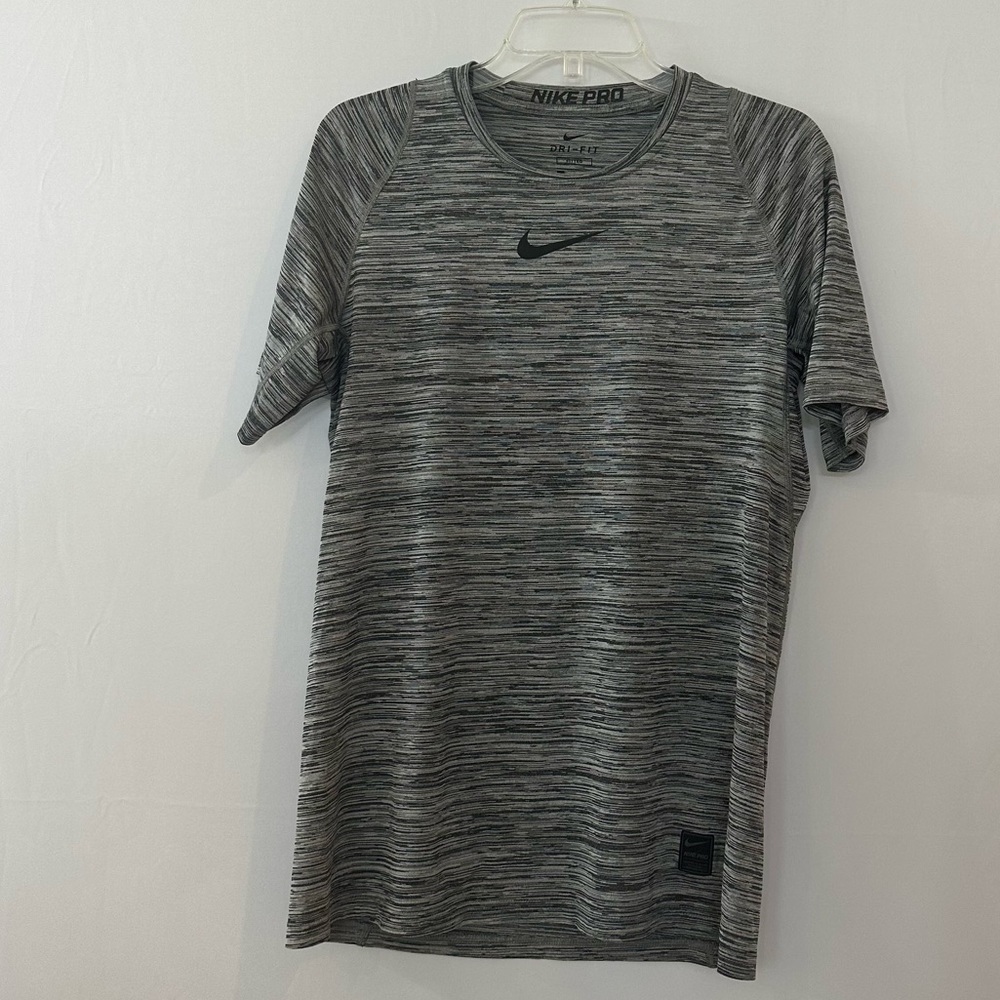 Nike Dri-Fit T-shirt Gray Black White Men's Size M (Unisex)